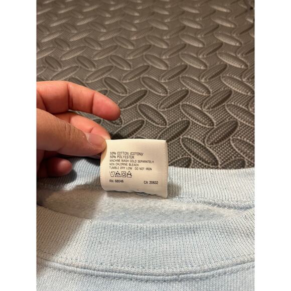 Vintage UNC North Carolina Tarheels Basketball Crewneck Tultex Size Mens XL - Picture 6 of 10